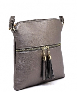 Elegant Wholesale Fashion Cross Body Bag LP062 PEWTER